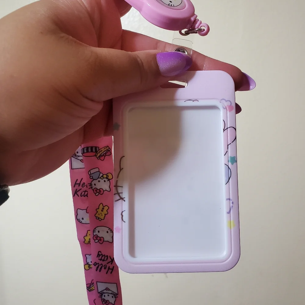 Hello Kitty & Tiny Chum ID/Credit Card Holder With Lanyard